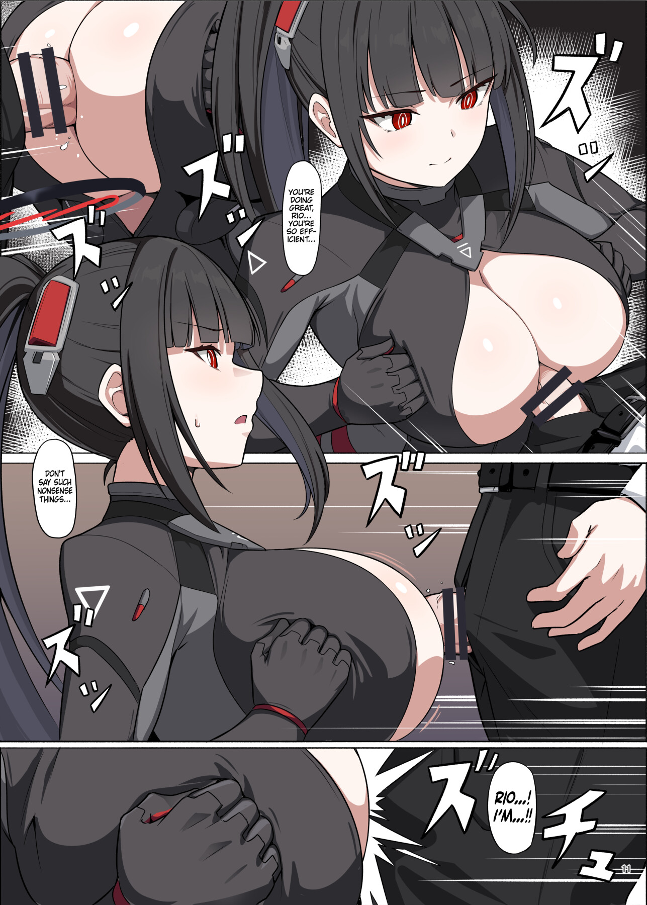 Hentai Manga Comic-Battle Suit Rio Lovey-Dovey Ero Anthology "There's No Way You're Going Into Battle In That Suit, Right?"-Read-13